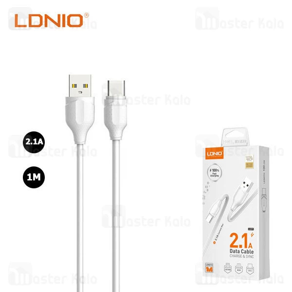 کابل Type C الدینیو LDNIO LS371 Type-C High Speed