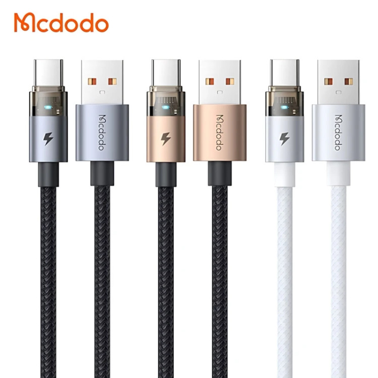 کابل تبدیل USB به USB-C مک دودو مدل CA-689 طول 1.2 متر