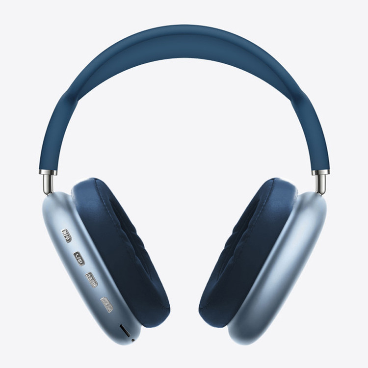 هدفون بلوتوثی مدل Airpods Max P9 بدون نویز کنسلینگ، درگاه شارژ USB Type-C، دارای میکروفون با کیفیت 105 دسیبل، مقاوم در برابر رطوبت و عرق