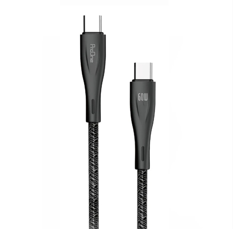 کابل تبدیل USB-C به USB-C پرووان مدل 60 PCC112