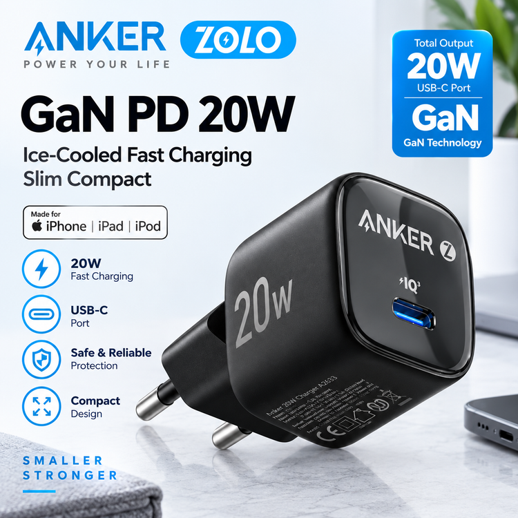 شارژر دیواری انکر مدل A2699L11 توان ۲۰ وات
