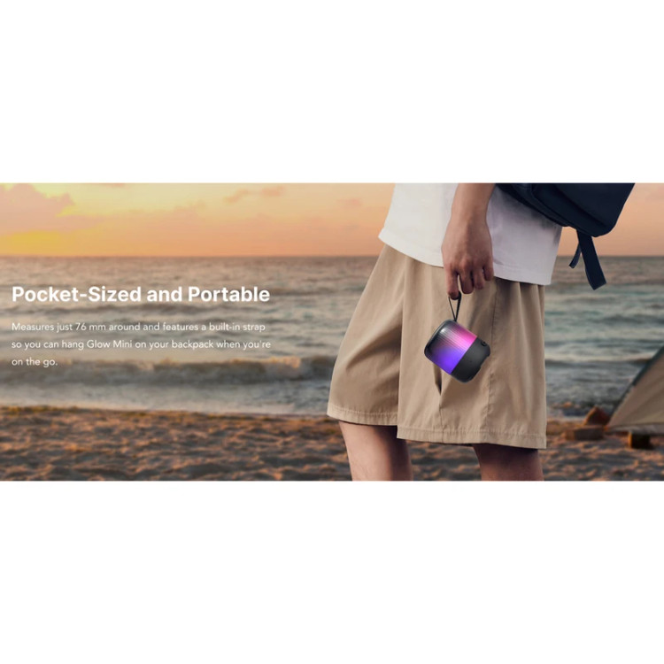 اسپیکر بلوتوثی انکر Soundcore Glow Mini A3136 با ابعاد جمع جور قابل حمل