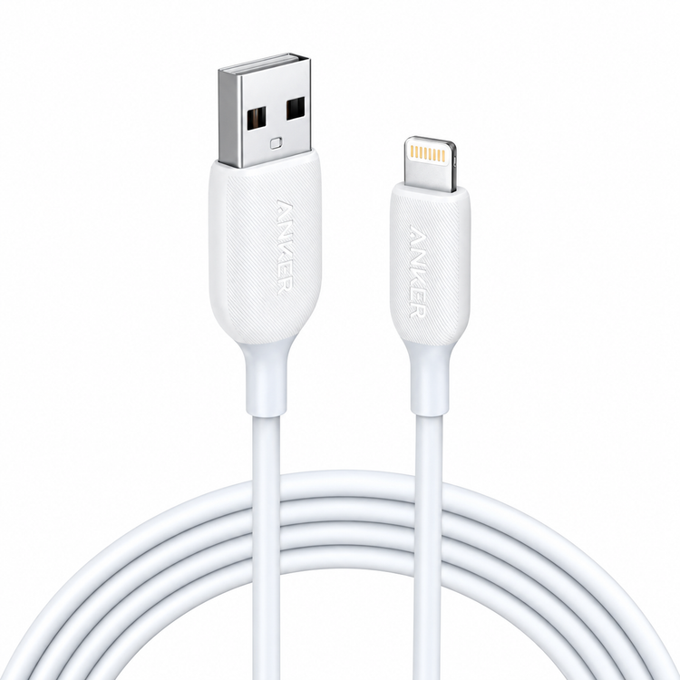 کابل تبدیل USB به Lightning انکر مدل A 8813 طول 1.8 متر