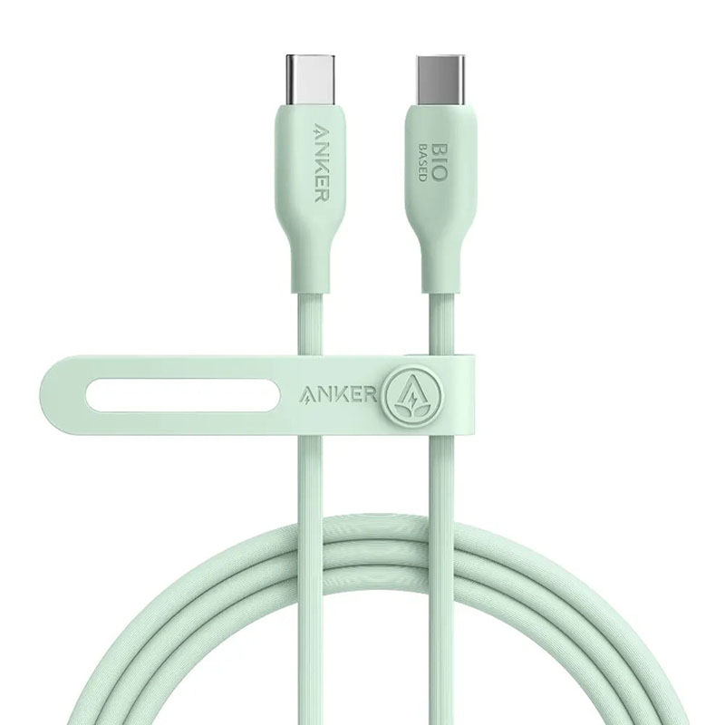 کابل شارژ USB-C به USB-C انکر مدل Anker 544 PowerLine A80F5 توان ۲۴۰ وات طول ۰.۹ متر (Bio-Based)