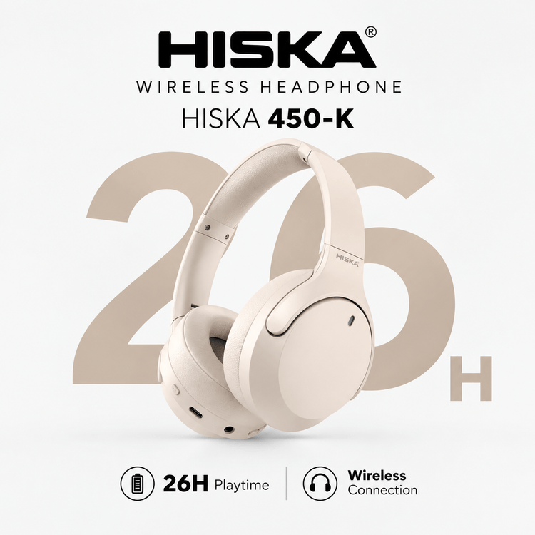 هدفون بلوتوثی هیسکا مدل HISKA K450