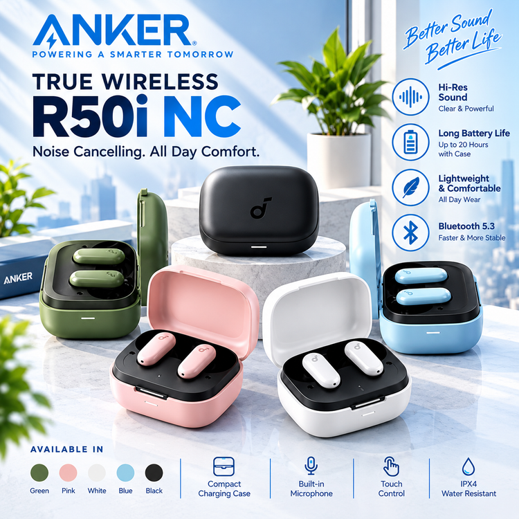 هندزفری بلوتوثی انکر Soundcore R50i NC A3959 با ANC